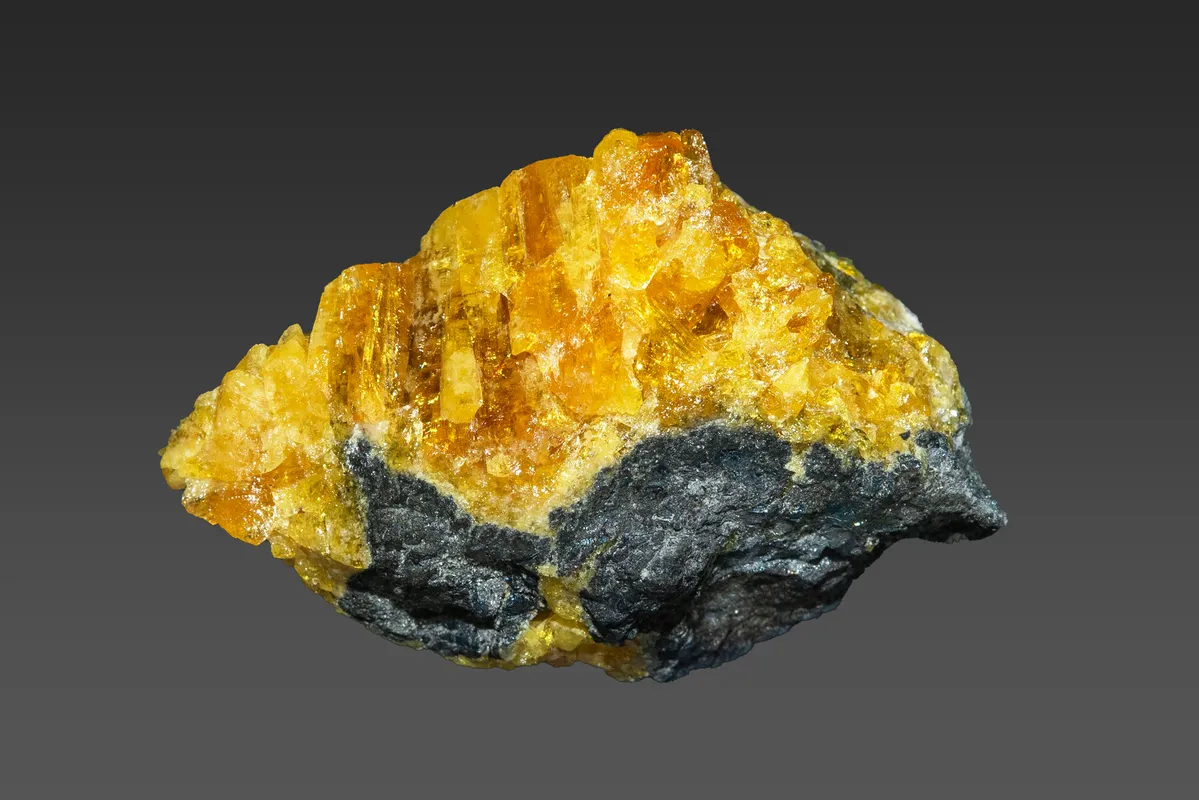 Exhibit 1. Legrandite (w. adamite); 38 mm.