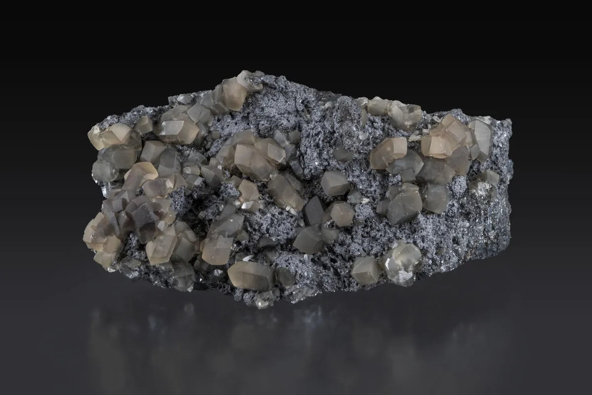 Exhibit 1. Smithsonite (w, greenockite); 60 mm.