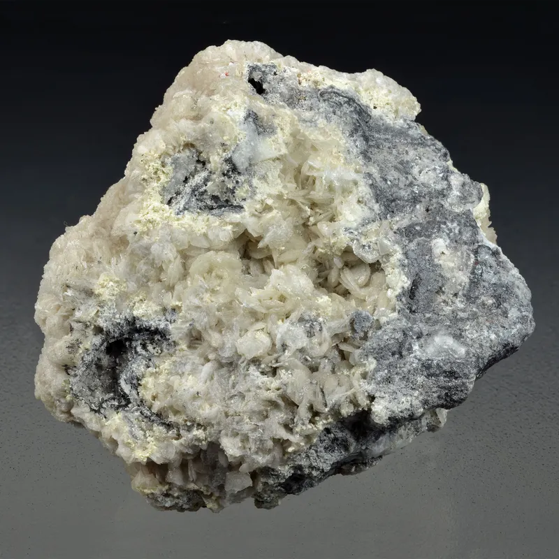 Exhibit 2. Feinglosite (w. adamite and mimetite); 54 mm.
