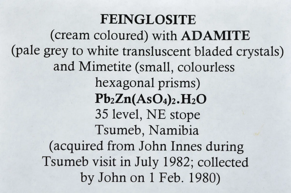 Exhibit 4. Specimen label (Terry Seward).